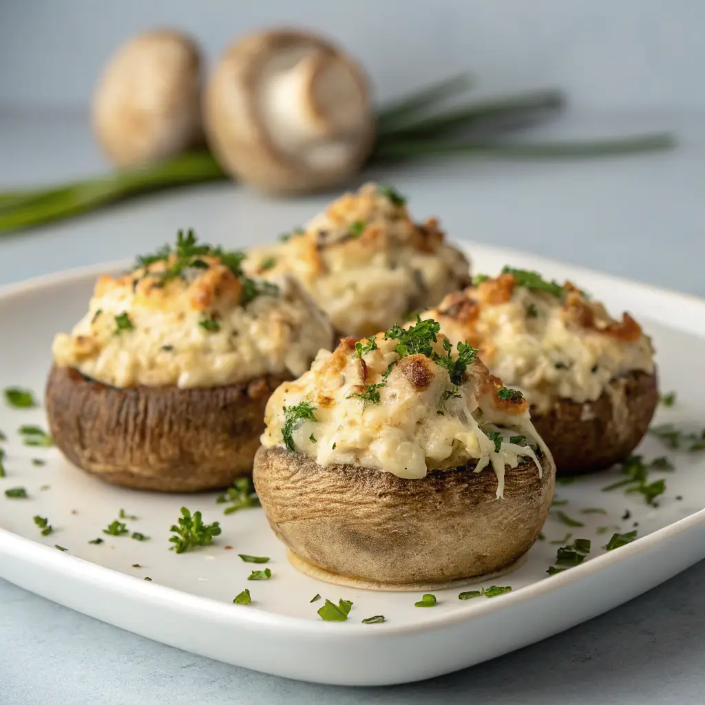 Stuffed Mushrooms with Cheese